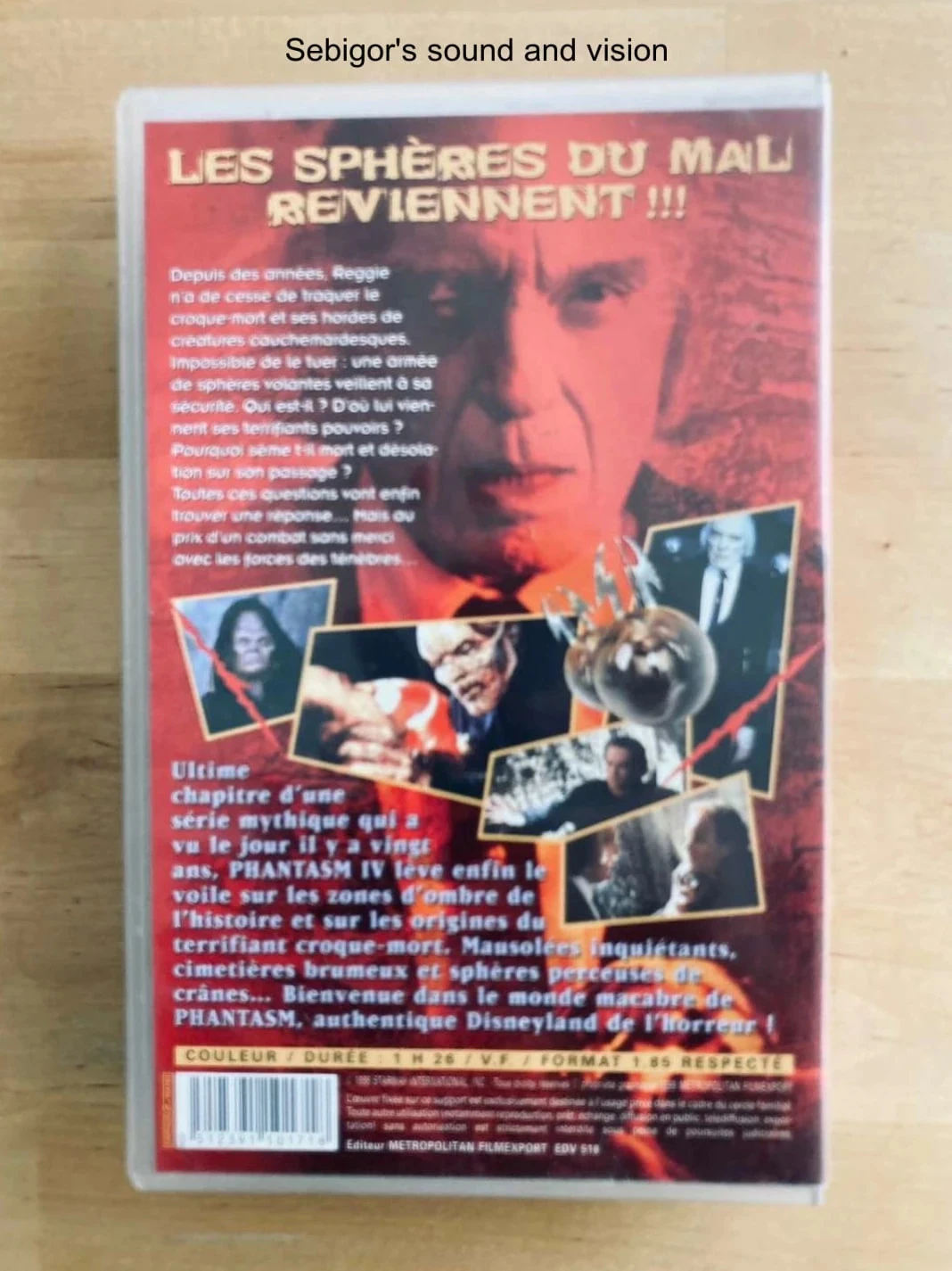 Cassette VHS Phantasm IV. – photo 2
